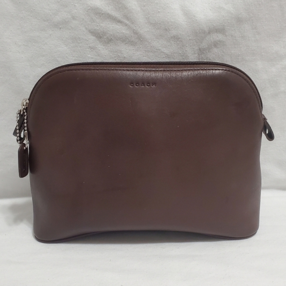 ***SOLD***Vintage 1990's Coach Large Cosmetic Bag - Picture 10 of 10